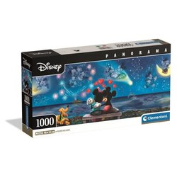 CLEMENTONI - Kompaktes 1000-Teile-Panorama - Mickey & Minnie