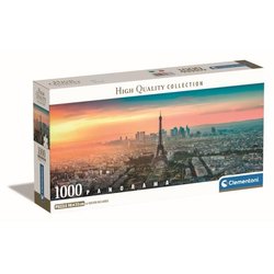 Clementoni - Panorama Parigi 1000p - 98 x 33 cm - Con poster