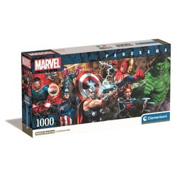 CLEMENTONI - Kompaktes 1000-teiliges Panorama - Marvel, The Avengers