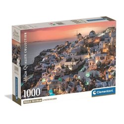 CLEMENTONI - Compacto 1000 piezas - Tonos de Santorini