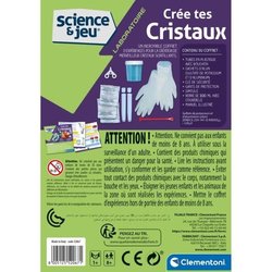CLEMENTONI Science & Game - Creëert kristallen - Wetenschappelijk spel