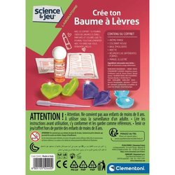CLEMENTONI Science & Jeu - Bálsamos labiales - Juego científico