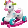 Unicorno a Dondolo su Ruote - Clementoni - Rosa - Sensore Carezza e Ri