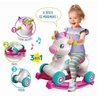 Unicorno a Dondolo su Ruote - Clementoni - Rosa - Sensore Carezza e Ri