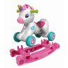 Unicorno a Dondolo su Ruote - Clementoni - Rosa - Sensore Carezza e Ri