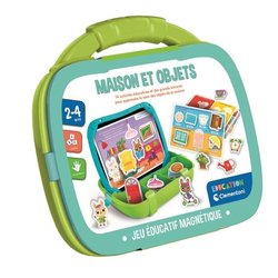 CLEMENTONI - Estuche magnético - Palabras y objetos - Aprendizaje - A 