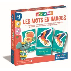 Montessori - Clementoni - Palabras en imágenes - Juego educativo desar