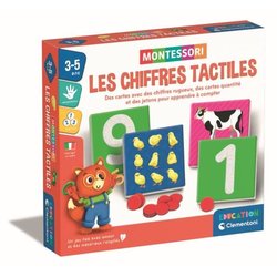 Montessori - Clementoni - Tactiele cijfers - Educatief spel leernummer