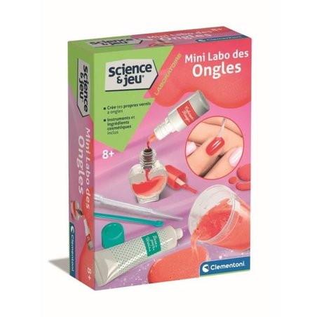 Clementoni - Science and Games - Mini Nail Lab - Create your own nail 