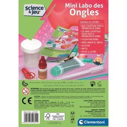 Clementoni - Scienza e Giochi - Mini Nail Lab - Crea il tuo smalto - D