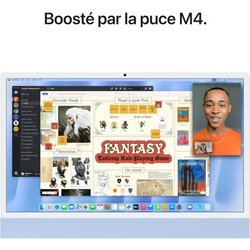 Apple iMac 24 Retina-Bildschirm 4,5K 256 GB SSD 16 GB RAM M4-Chip 8-Co
