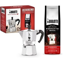 Caffettiera Italiana + 1 Caffè Perfetto Moka Classico - BIALETTI - MOK