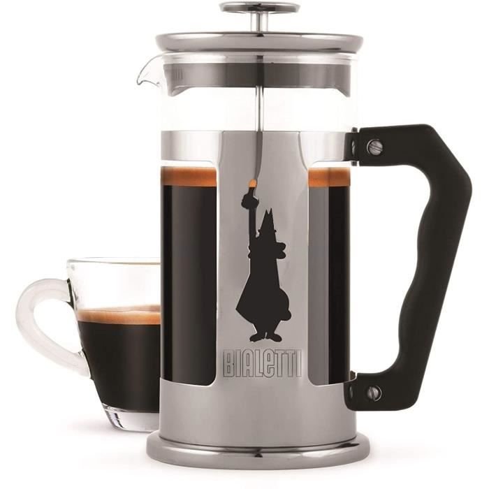 Cafetera de prensa francesa - BIALETTI - 0003160/NP - 350 ml - Acero