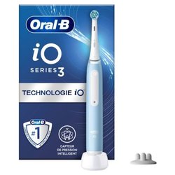Elektrische Zahnbürste Oral-B iO3s  Blau  Bluetooth-Verbindung, 2 Bü