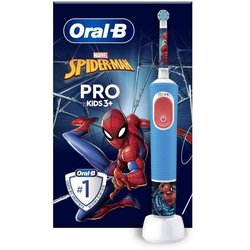 Oral-B Pro Elektrische Zahnbürste für Kinder, 1 Marvel-Spider-Man-Grif