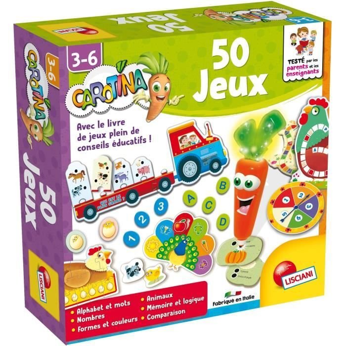 50 games - Carotina - playing while learning - LISCIANI