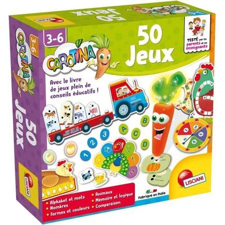 50 games - Carotina - playing while learning - LISCIANI