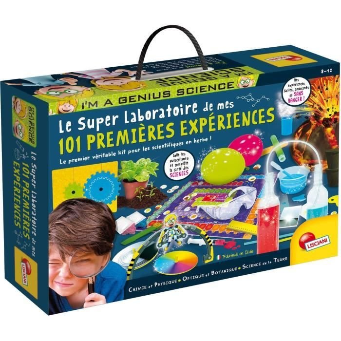 Science Kit - LISCIANI GIOCHI - I M A GENIUS - 101 Experiments - Mater