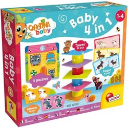 La Ferme 4 en 1 - Coffret éducatif - CAROTINA BABY - Puzzle et associa