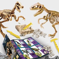 Génius Science - scientific game - Predators 2 in 1 - to dig and build