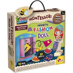 Muñeca de madera para crear fantásticos conjuntos - LISCIANI - Método 