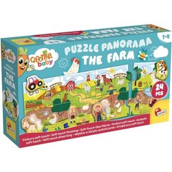 Der Bauernhof - Panorama-Puzzle - CAROTINA BABY - Entwicklung von Logi