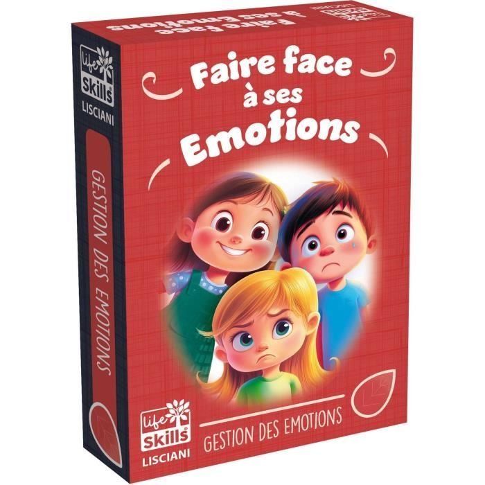 Emotiemanagement kaartspel - educatief spel - LIFE SKILLS - geïllustre