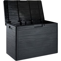 Toomax - Caja de almacenamiento de resina 160 litros gris Woody s 77,5