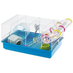 Käfig - FERPLAST - PAULA TUBE LINE - 46 x 29,5 x 24,5 cm - Blau