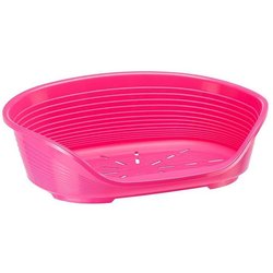 FERPLAST Basket Siesta Deluxe 2 - 49x36x17.5 cm - Fucsia - Para perros