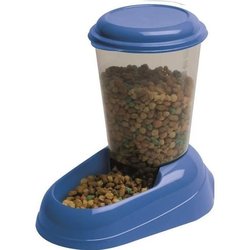 FERPLAST Dispenser Zenith 3L kunststof - 29,2x20,2x28,8 - Blauw - Hond