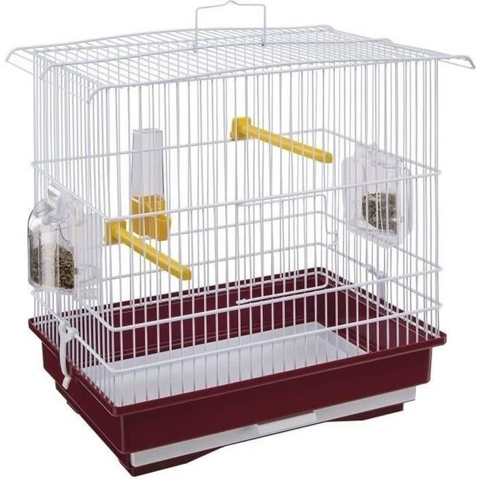 Giusy Red and White Birds Cage