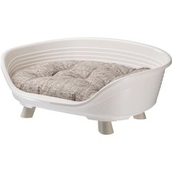 Panier corbeille coussin relax blanc - Taille L - 73 x 55 x 27 cm - FE