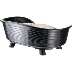 Cesta - FERPLAST - TRONO 6 - Con cojín relax - Negro