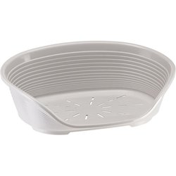 SIESTA DELUXE Korb Größe 2 - 49*36*17,5 cm - Hellgrau - FERPLAST