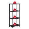 Etagere modulable KETER - Noir - 60 x 30 x 135 cm - 4 tablettes résist