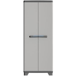 Armoire de rangement haute KETER LINEAR - Noir / Gris - 68 x 39 x 173 