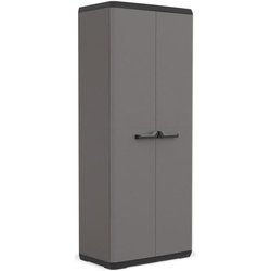 KIS Più Hochschrank - 68 x 39 x 166 cm - Anthrazitgrau und Schwarz