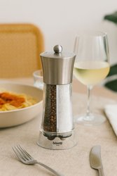 2-in-1 Salz- und Pfeffermühle - BISETTI - Doppelte große Mühle aus Acr