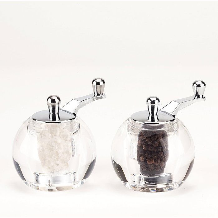 BISETTI 6918S Elba Acrylic Salt Mill 9cm