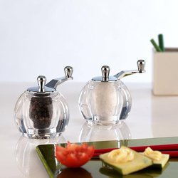 BISETTI 6918S Elba Acrylic Salt Mill 9cm