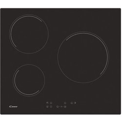 Vitroceramic hob -Candy - 3 foci - L 60 cm - CH63CT -NOIR