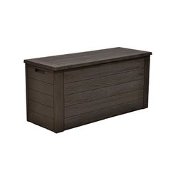 TOOD Koffer voor harsopslag - 300 L - Bruin houtlook - 120 x 46 x 58 c