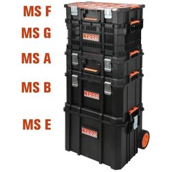 Mallette a outils - TOOD - Étanche - Séparateurs range-outils - 53x37x