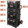 Mallette a outils - TOOD - Étanche - Séparateurs range-outils - 53x37x