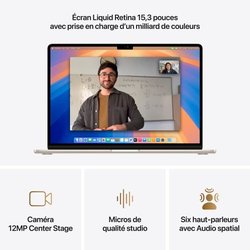 Apple - 15.3 MacBook Air M4 (2025) - 16 GB RAM - 256 GB opslag - 10-co