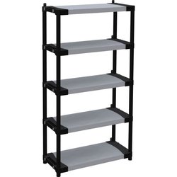 Ripiano in plastica - TOOD - 5 ripiani - Portata 80 kg - 80x40x171 cm 
