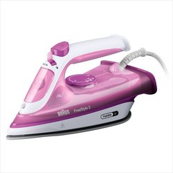 Steam iron FI3124 PU - Power 2400 W - Supercramic sole - 270 ml water 