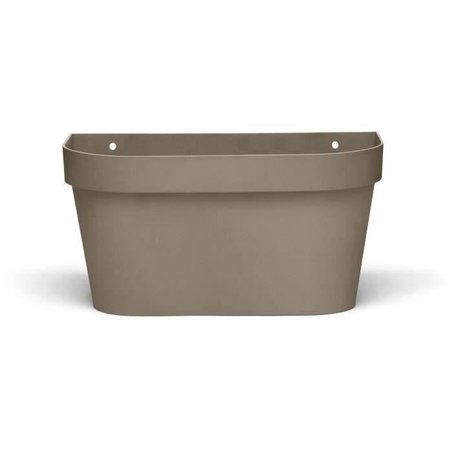 Vaso da parete - GARDEN ID Star - Tortora 36 x 16 cm - Riserva d acqua