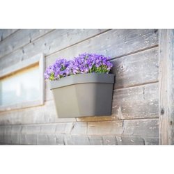 Vaso da parete - GARDEN ID Star - Tortora 36 x 16 cm - Riserva d acqua